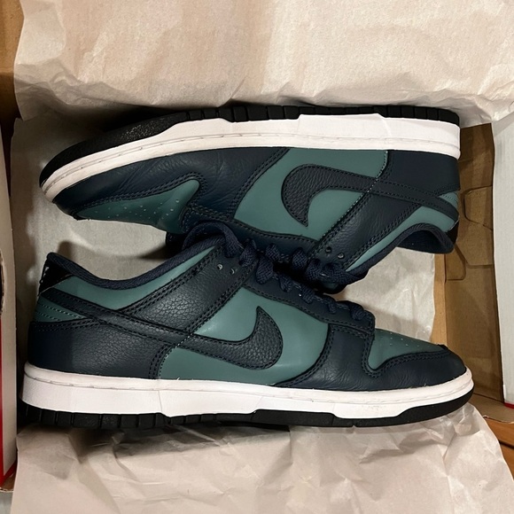 Nike Other - Nike Dunk Low Retro Premium 'Armory Navy’ Mens Size 8
